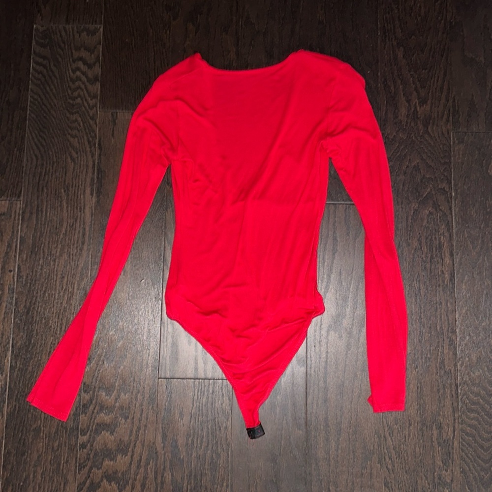 Misguided Red Bodysuit